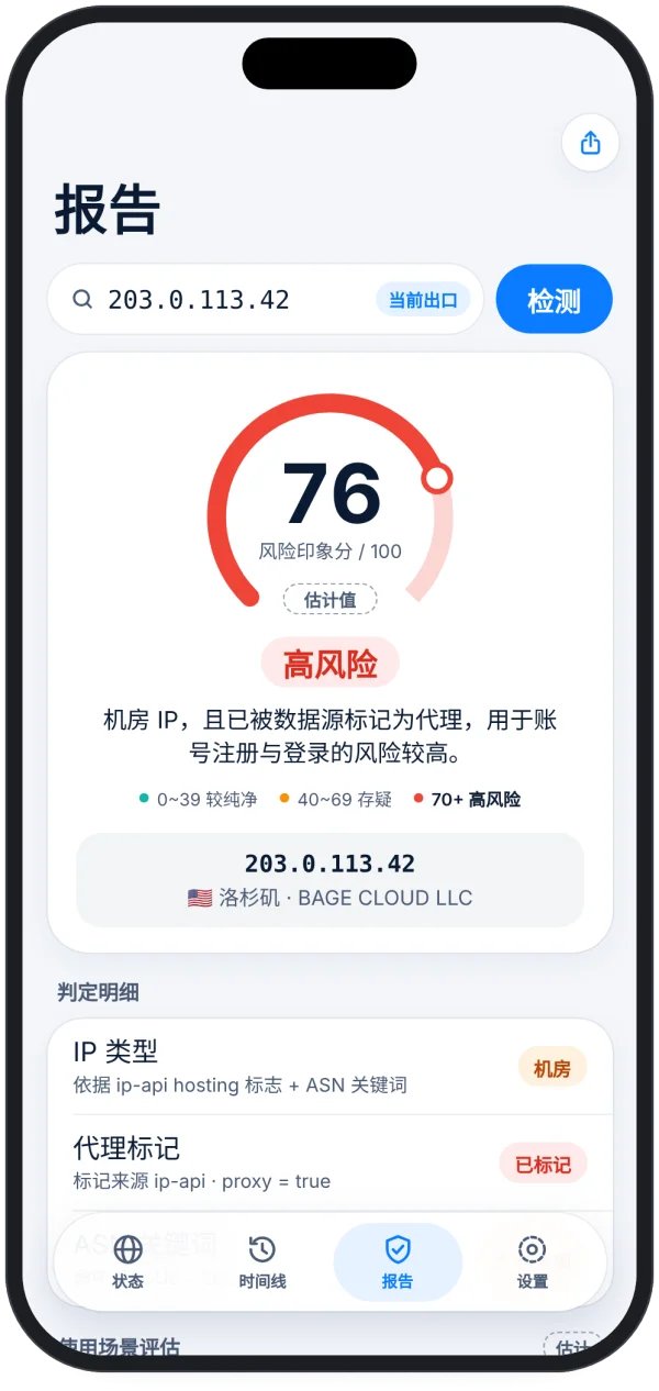 这个 IP 干不干净