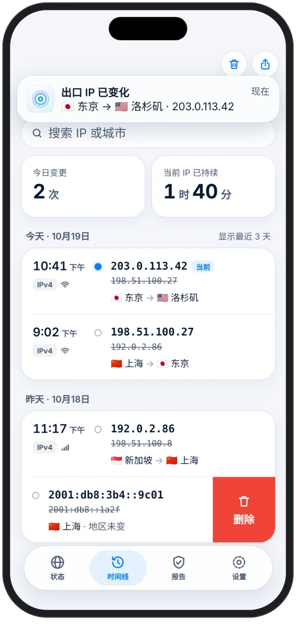出口变了，会告诉你